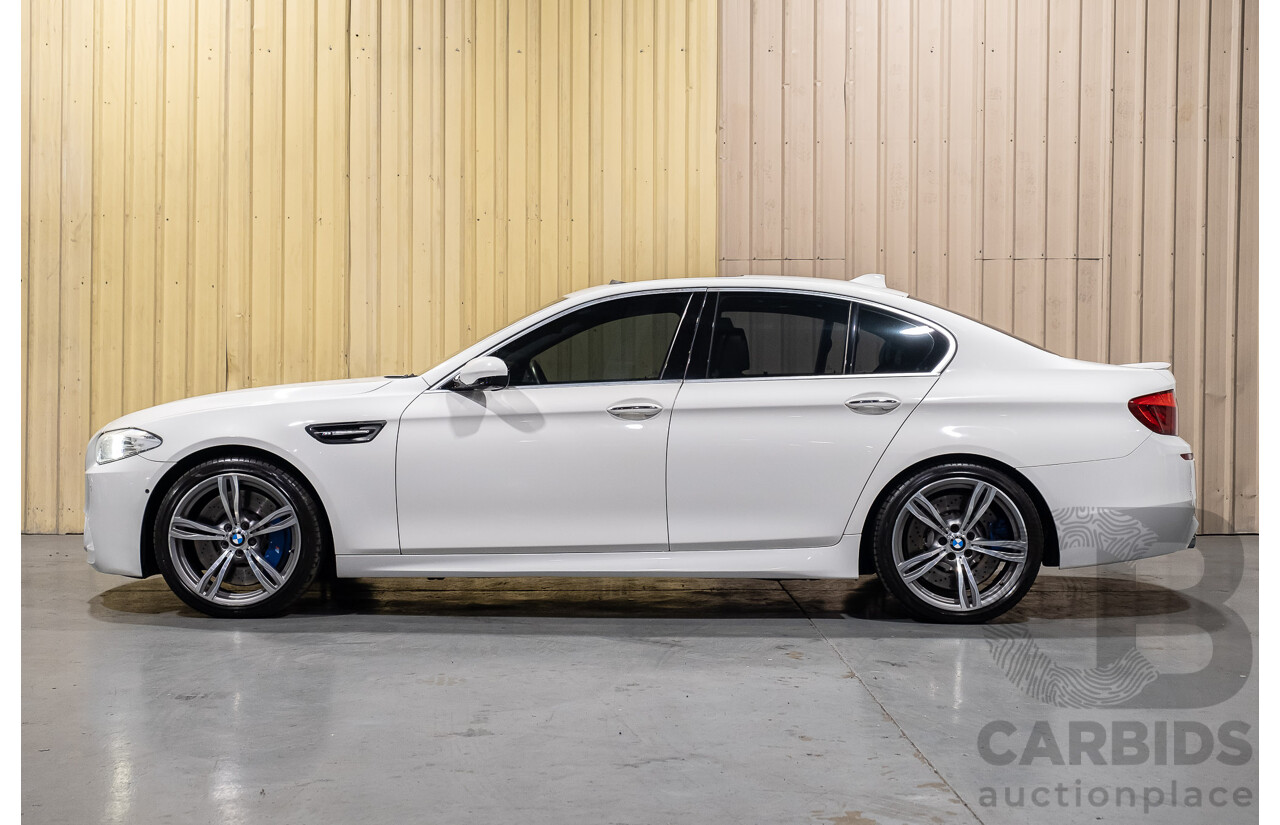 6/2012 BMW M5 F10 MY12 4d Sedan White 4.4L Twin Turbo V8