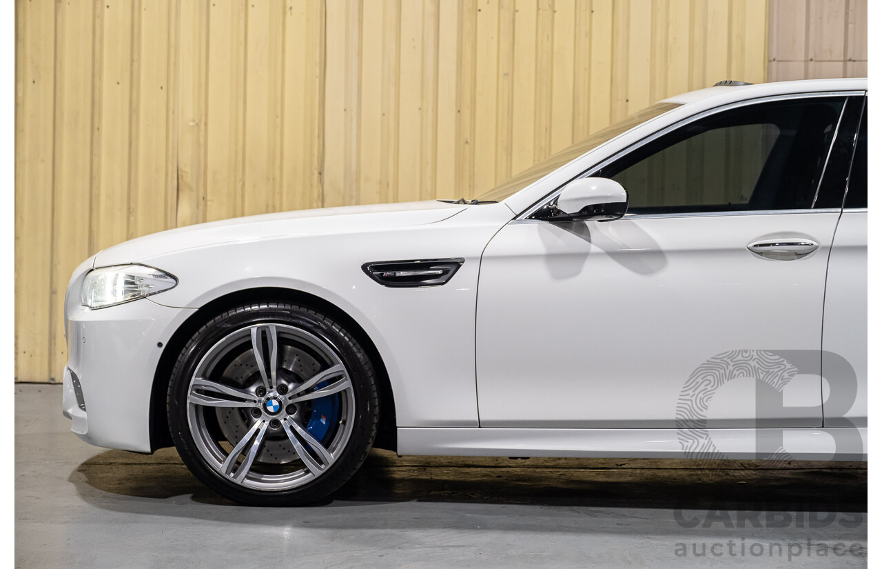 6/2012 BMW M5 F10 MY12 4d Sedan White 4.4L Twin Turbo V8