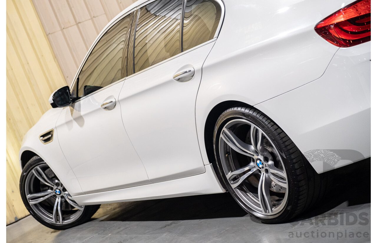 6/2012 BMW M5 F10 MY12 4d Sedan White 4.4L Twin Turbo V8