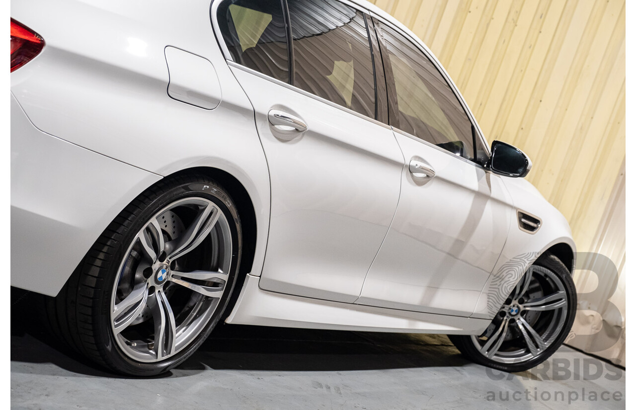 6/2012 BMW M5 F10 MY12 4d Sedan White 4.4L Twin Turbo V8