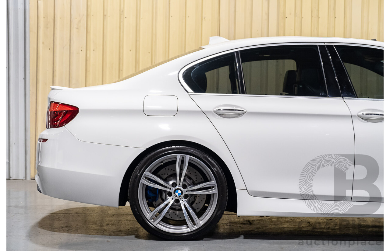 6/2012 BMW M5 F10 MY12 4d Sedan White 4.4L Twin Turbo V8