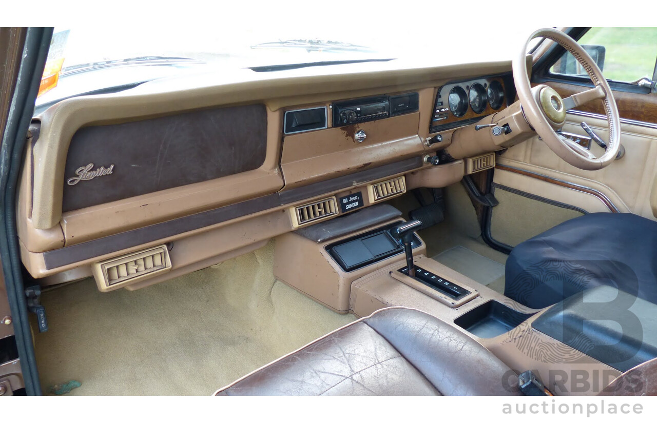 4/1984 Jeep Cherokee SJ Limited (4x4) 4d Wagon Brown/Gold 5.9L V8