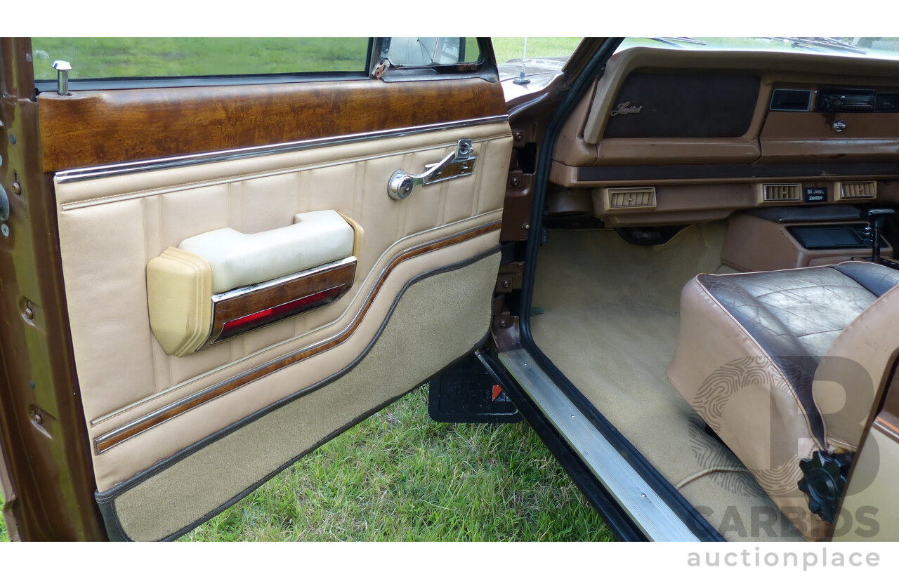 4/1984 Jeep Cherokee SJ Limited (4x4) 4d Wagon Brown/Gold 5.9L V8