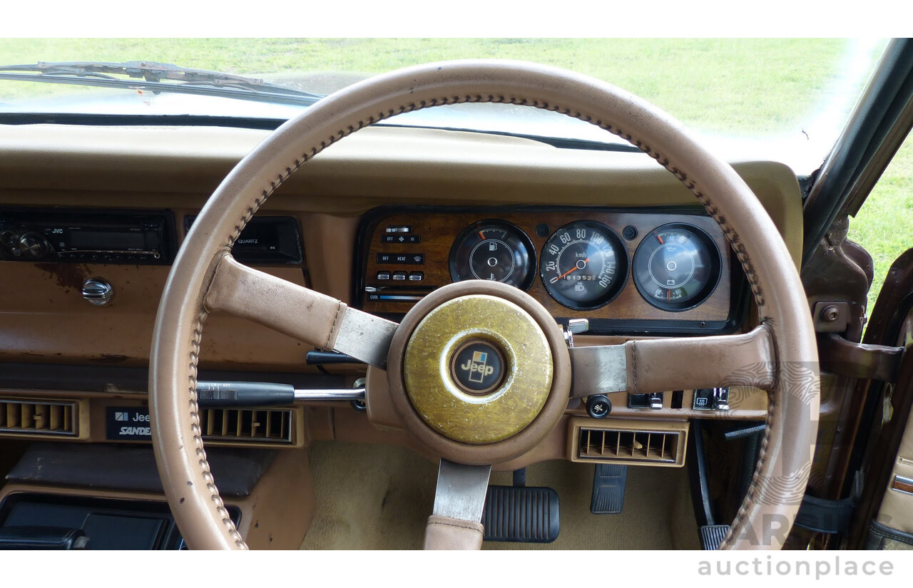 4/1984 Jeep Cherokee SJ Limited (4x4) 4d Wagon Brown/Gold 5.9L V8