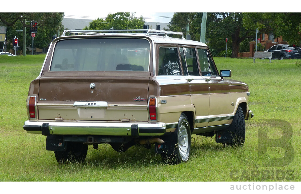 4/1984 Jeep Cherokee SJ Limited (4x4) 4d Wagon Brown/Gold 5.9L V8