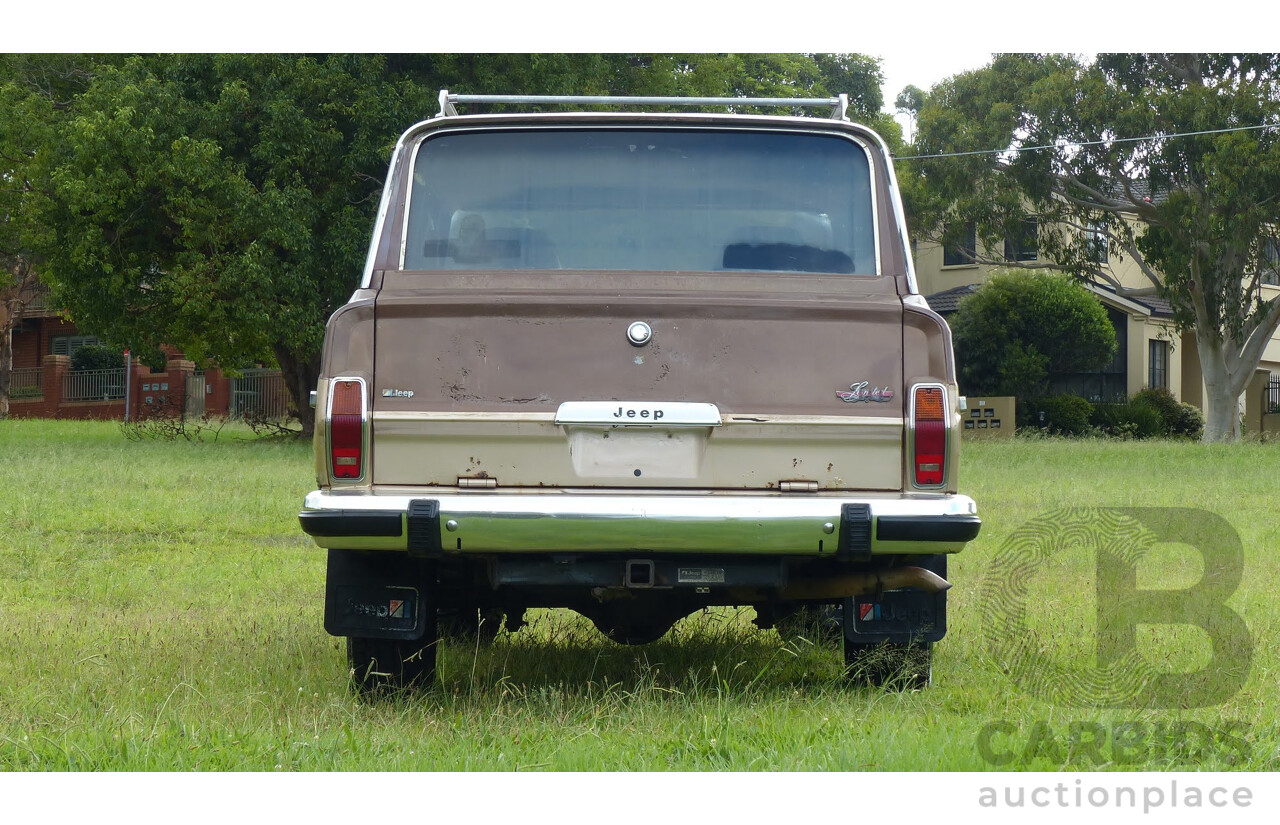 4/1984 Jeep Cherokee SJ Limited (4x4) 4d Wagon Brown/Gold 5.9L V8