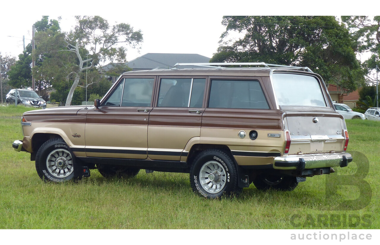 4/1984 Jeep Cherokee SJ Limited (4x4) 4d Wagon Brown/Gold 5.9L V8