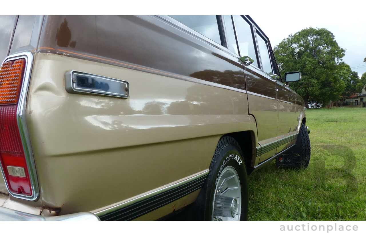 4/1984 Jeep Cherokee SJ Limited (4x4) 4d Wagon Brown/Gold 5.9L V8