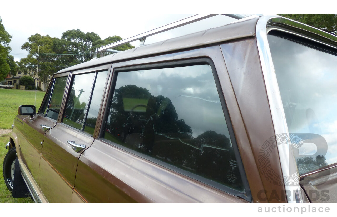 4/1984 Jeep Cherokee SJ Limited (4x4) 4d Wagon Brown/Gold 5.9L V8