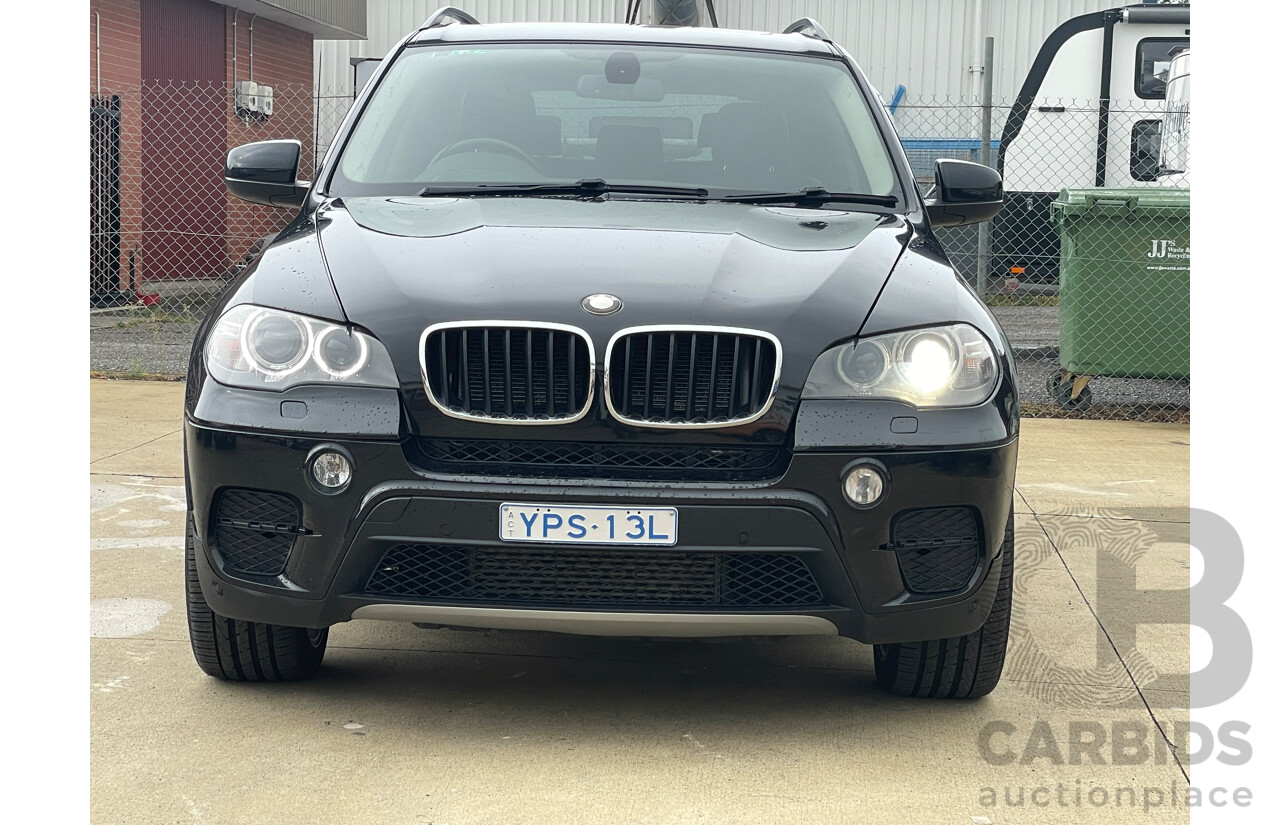 1/2013 Bmw X5 Xdrive 30d E70 MY12 UPGRADE 4d Wagon Black 3.0L