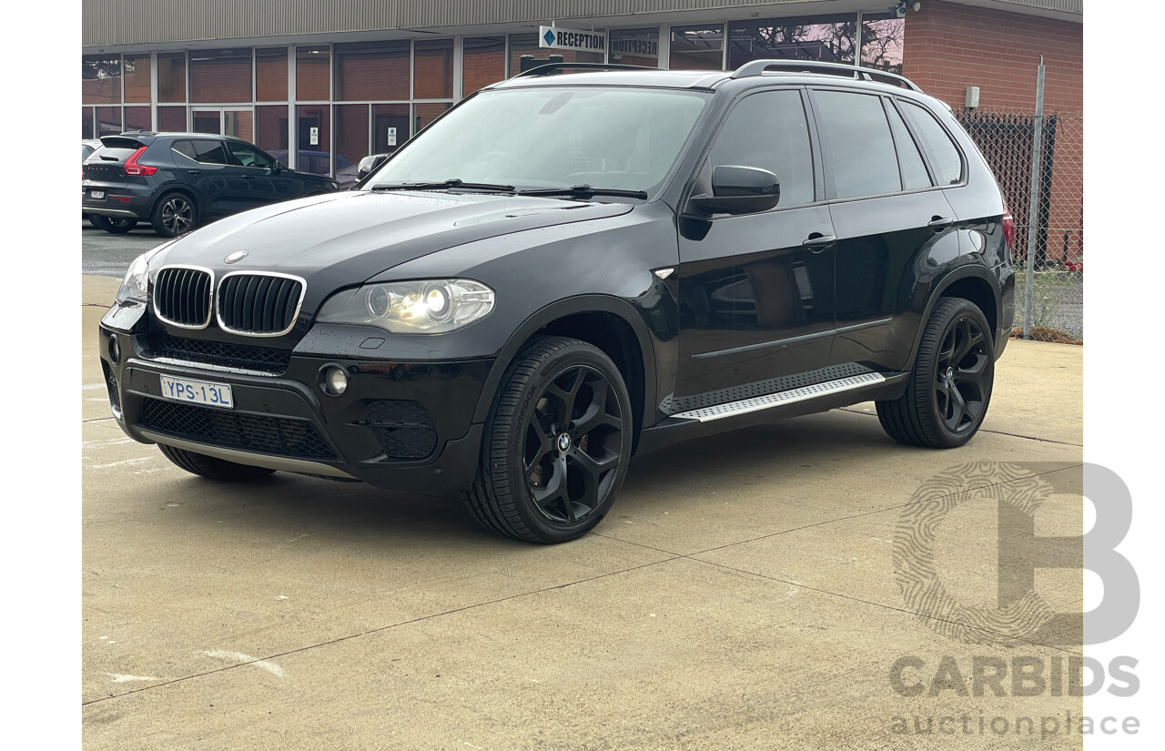 1/2013 Bmw X5 Xdrive 30d E70 MY12 UPGRADE 4d Wagon Black 3.0L