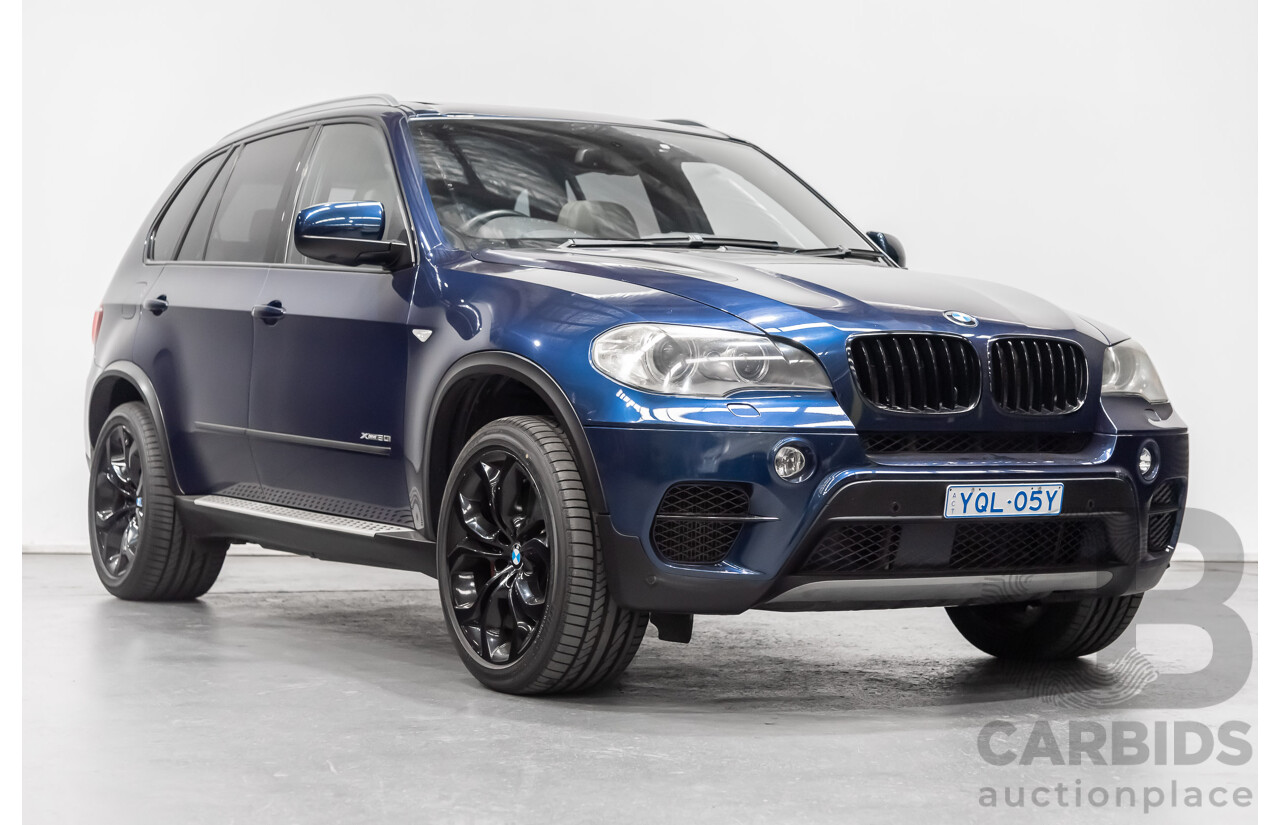 6/2010 Bmw X5 Xdrive 50i Sport E70 MY10 4d Wagon Blue 4.4L Twin Turbo V8