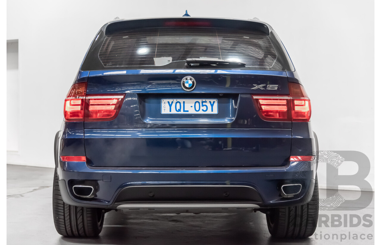 6/2010 Bmw X5 Xdrive 50i Sport E70 MY10 4d Wagon Blue 4.4L Twin Turbo V8