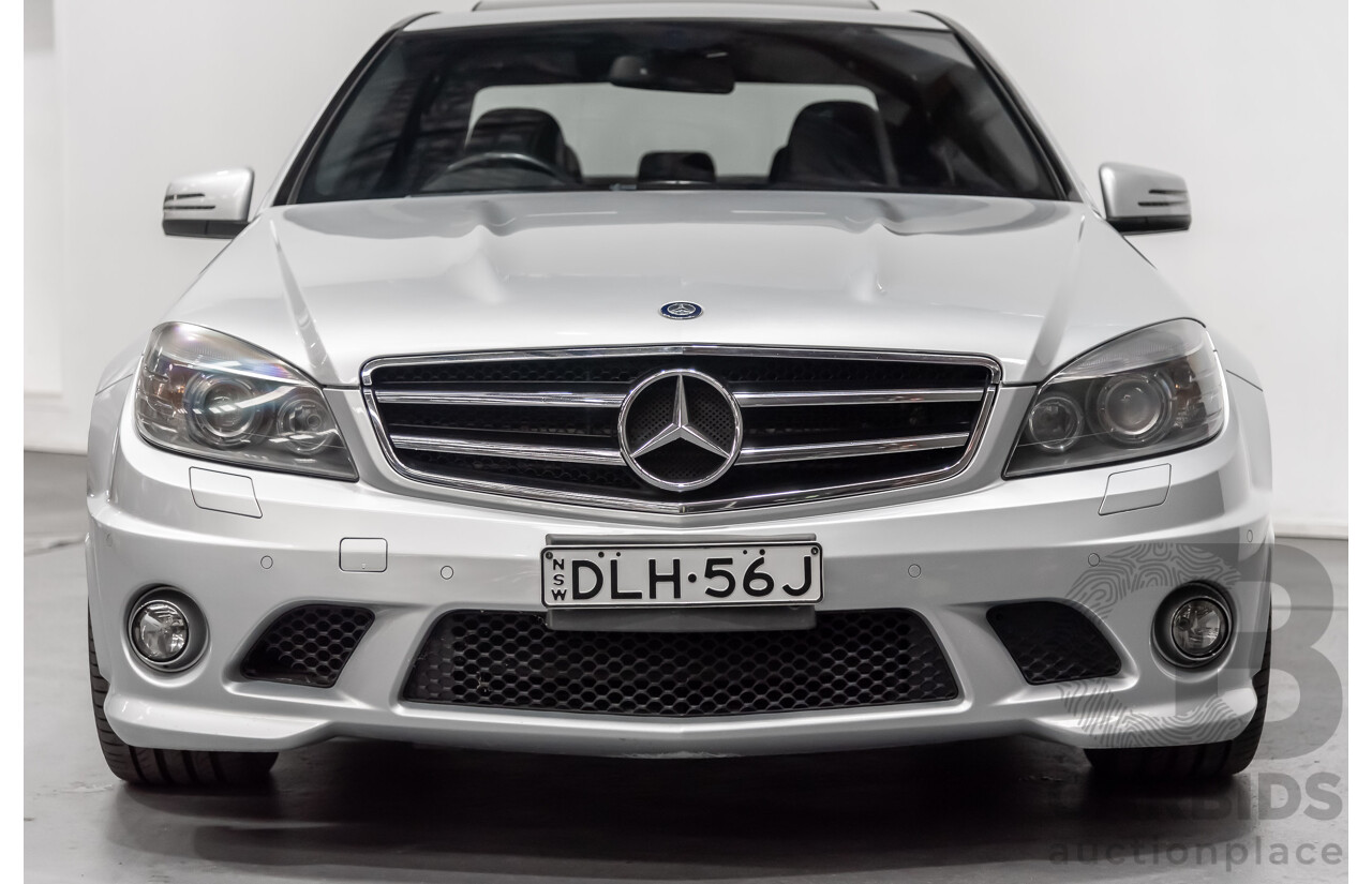 2/2011 Mercedes-Benz C63 AMG W204 MY11 4d Sedan Silver 6.3L V8