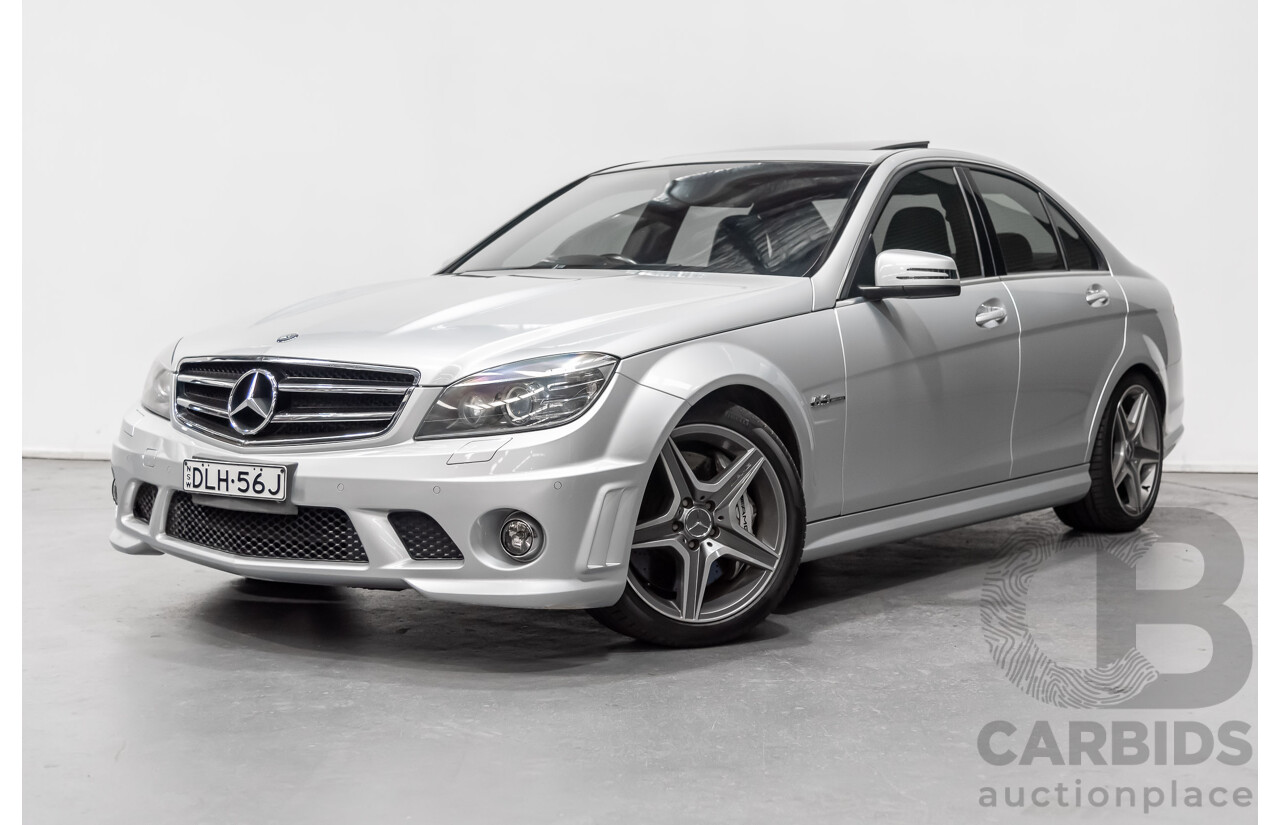 2/2011 Mercedes-Benz C63 AMG W204 MY11 4d Sedan Silver 6.3L V8