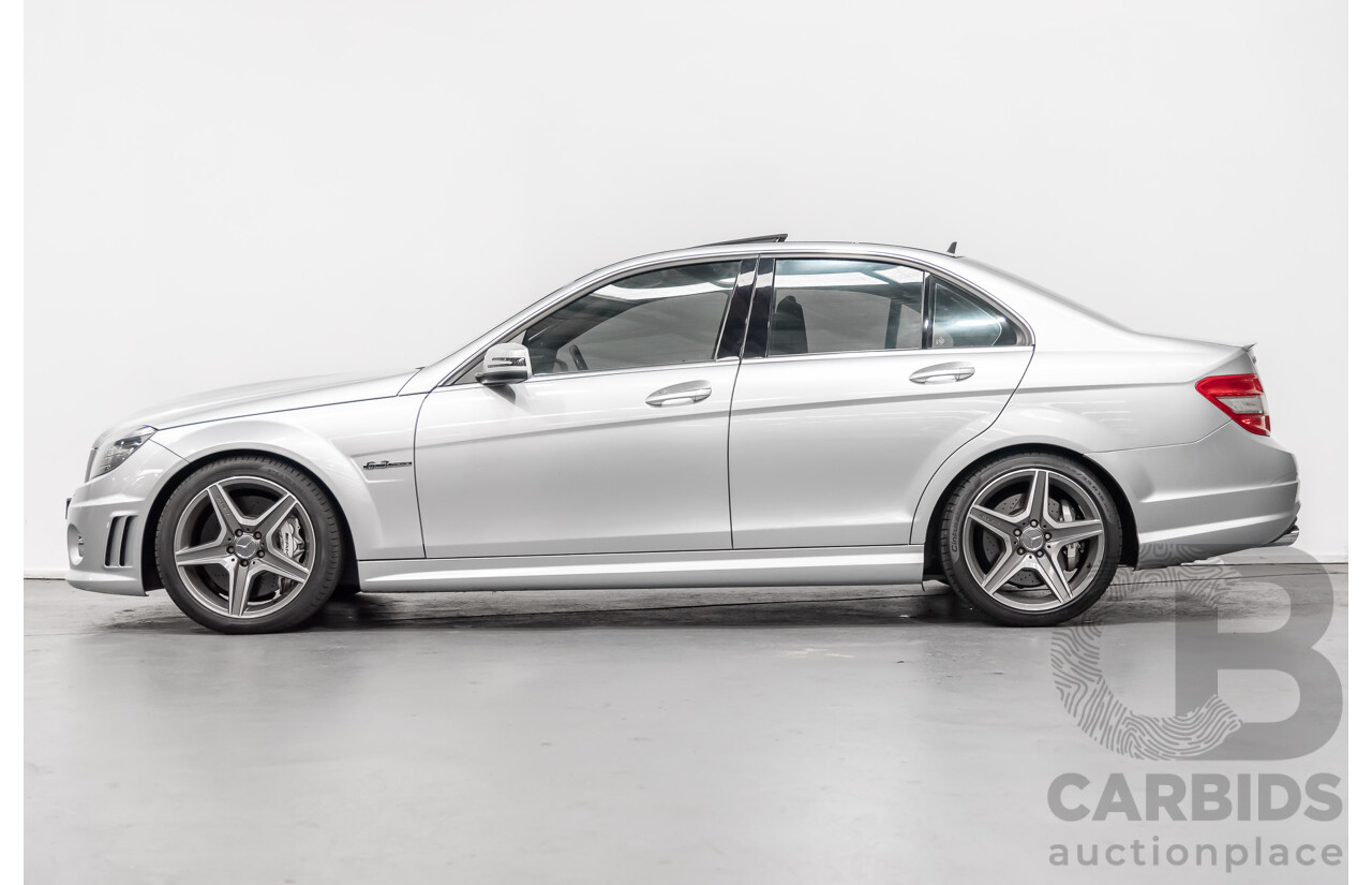 2/2011 Mercedes-Benz C63 AMG W204 MY11 4d Sedan Silver 6.3L V8