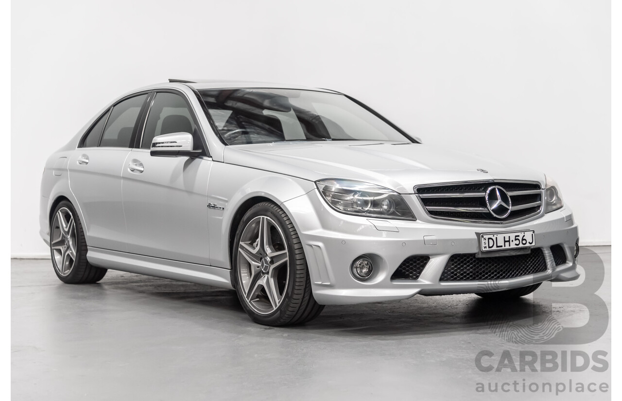 2/2011 Mercedes-Benz C63 AMG W204 MY11 4d Sedan Silver 6.3L V8