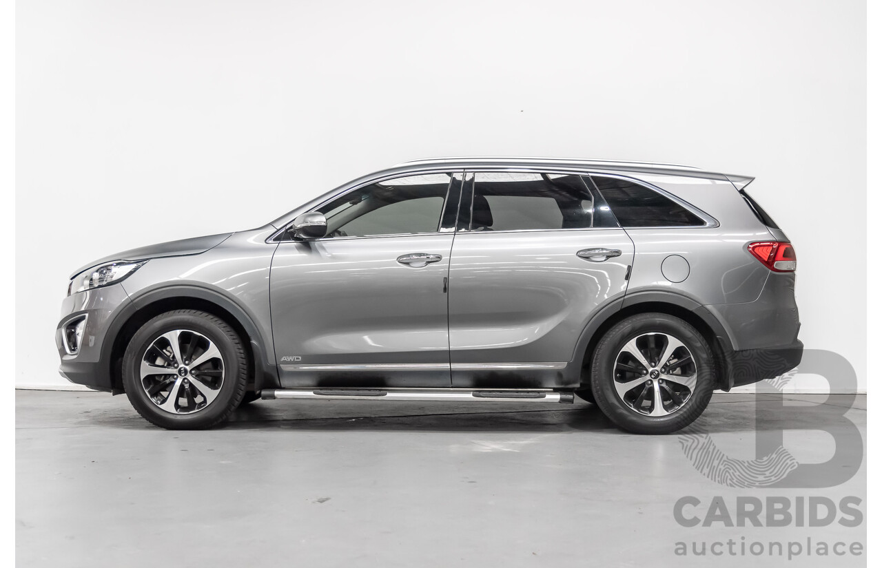 6/2016 Kia Sorento SLi AWD UM MY16 4d Wagon Silver 2.2L Turbo Diesel 7 Seater