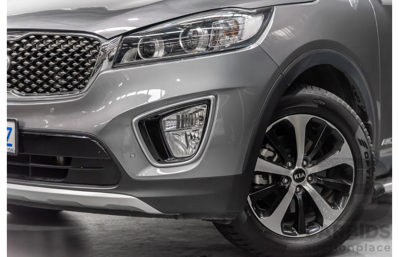 6/2016 Kia Sorento SLi AWD UM MY16 4d Wagon Silver 2.2L Turbo Diesel 7 Seater