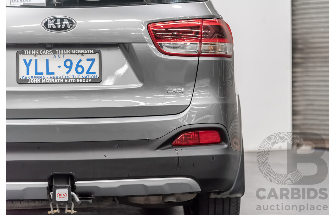6/2016 Kia Sorento SLi AWD UM MY16 4d Wagon Silver 2.2L Turbo Diesel 7 Seater