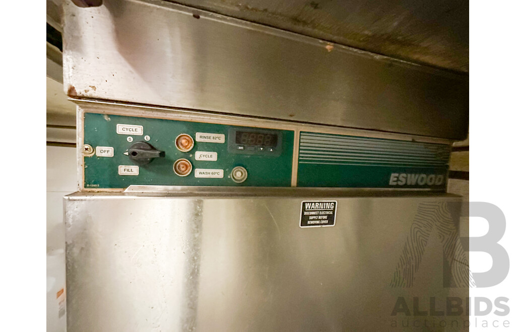 Eswood  Commercial Dishwasher ES-32 Serial No 44324