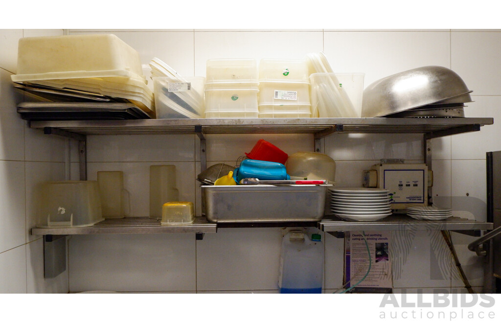 Stainless Commercial Kitchen Shelving