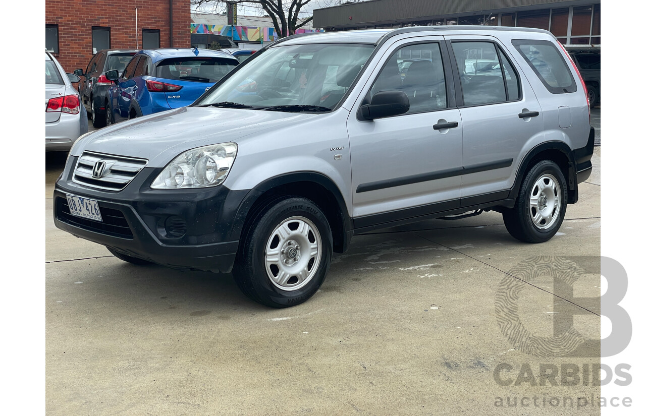 1/2004 Honda CRV (4x4) 2005 UPGRADE 4d Wagon Silver 2.4L