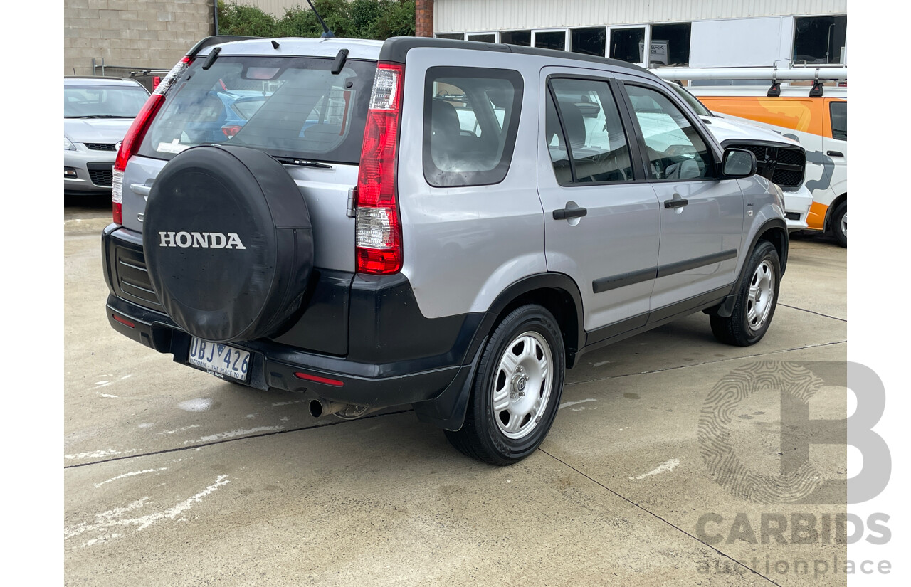 1/2004 Honda CRV (4x4) 2005 UPGRADE 4d Wagon Silver 2.4L