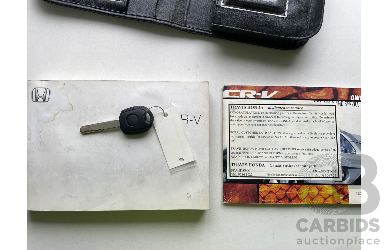 1/2004 Honda CRV (4x4) 2005 UPGRADE 4d Wagon Silver 2.4L