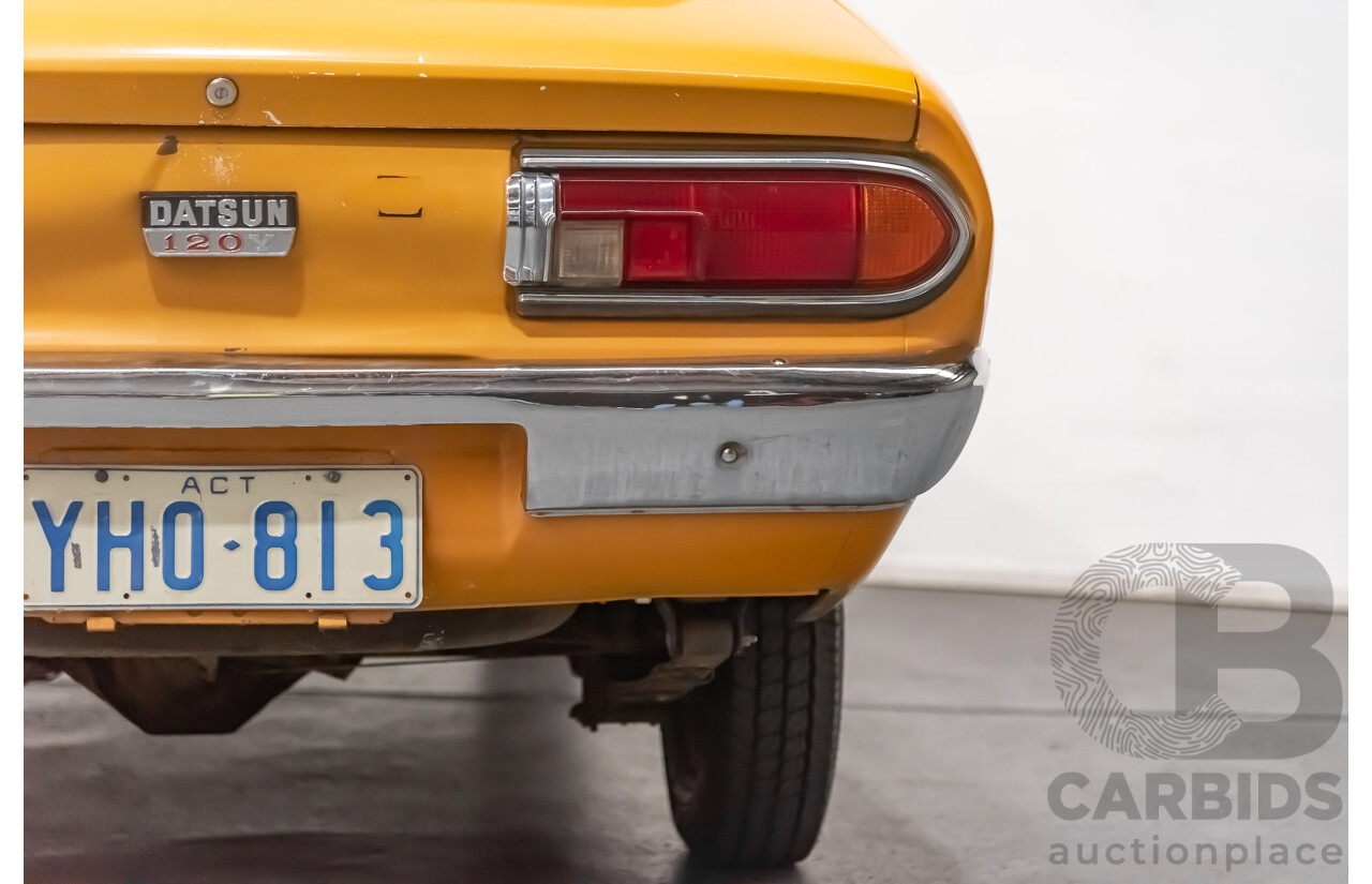 12/1976 Datsun 120y GL 4d Sedan Orange 1.2L