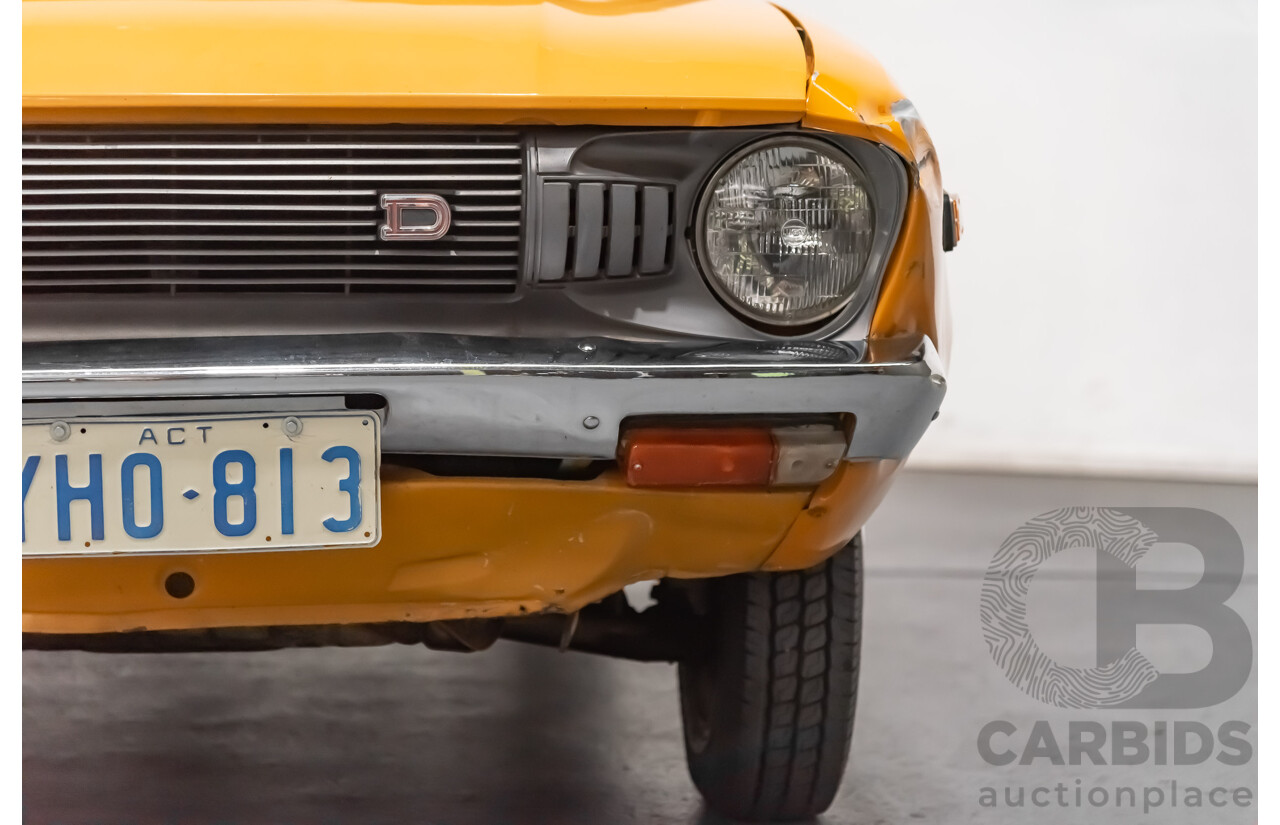 12/1976 Datsun 120y GL 4d Sedan Orange 1.2L