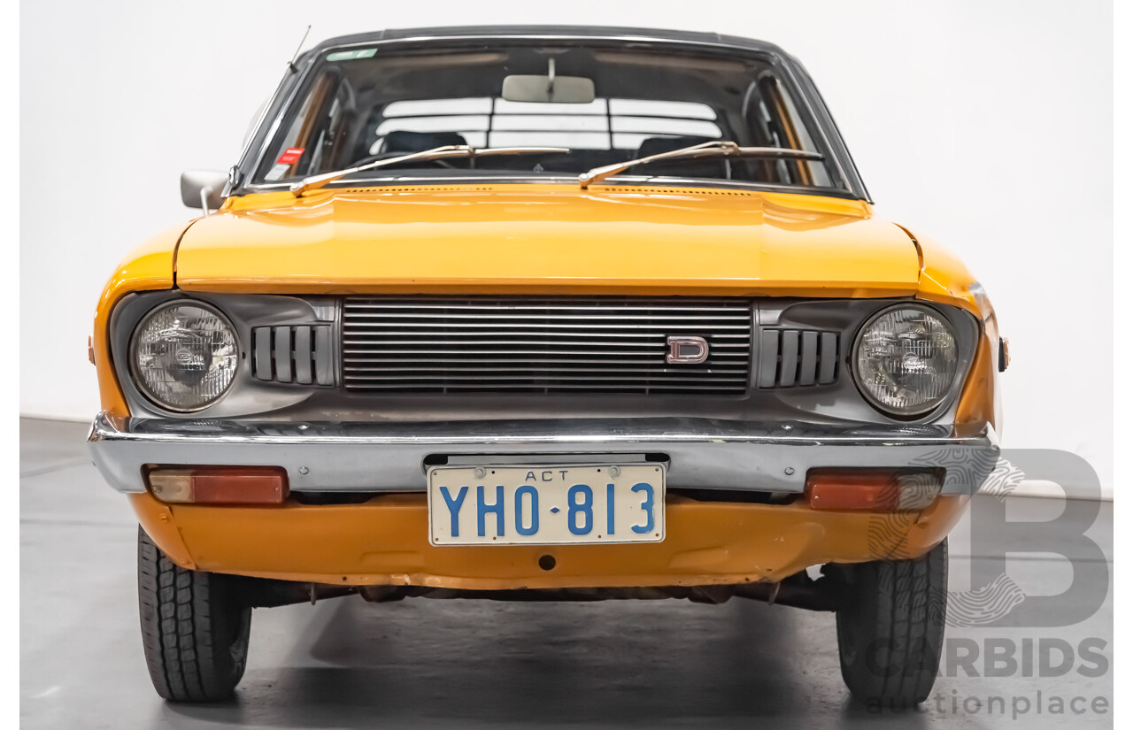 12/1976 Datsun 120y GL 4d Sedan Orange 1.2L