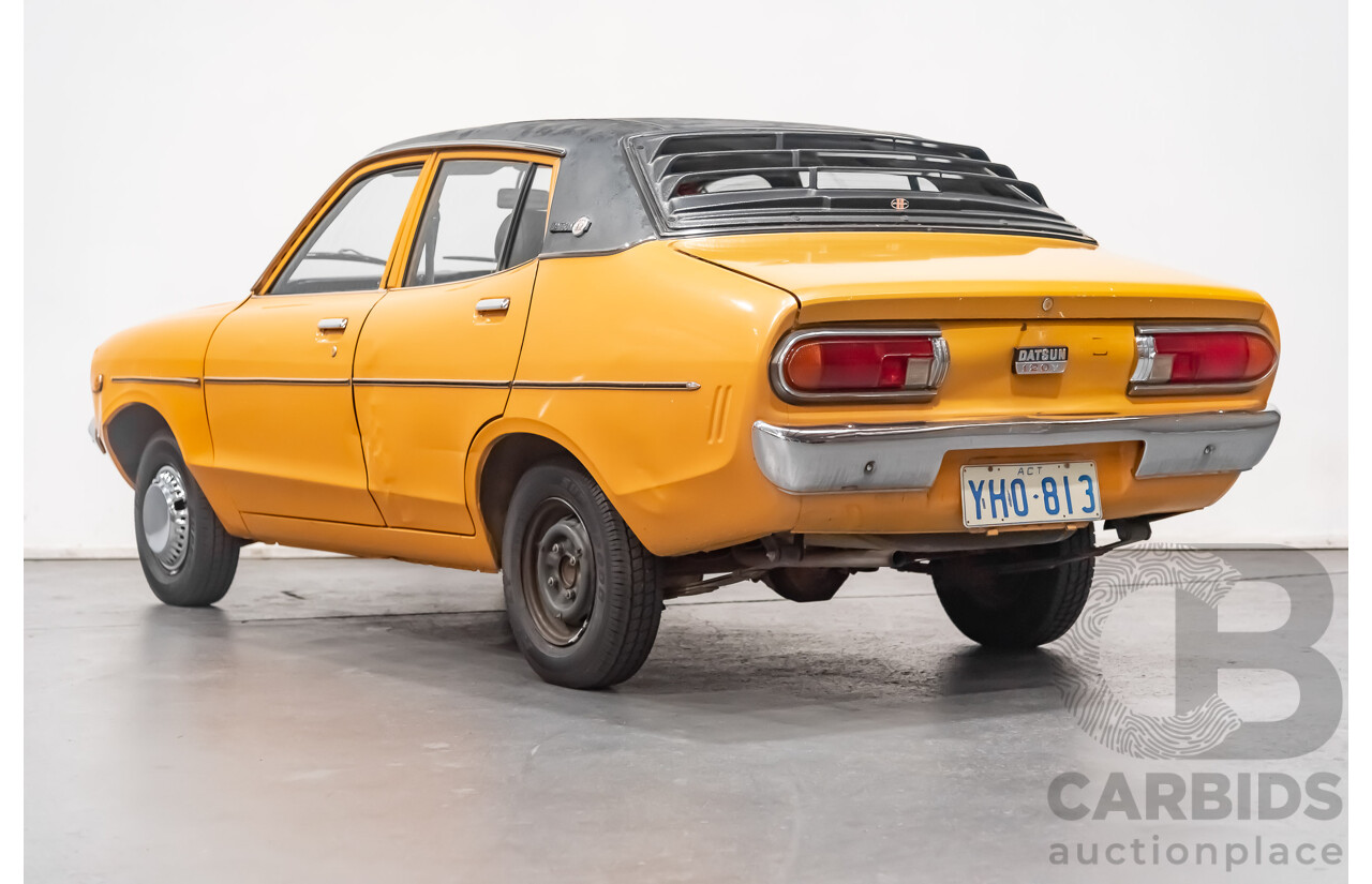 12/1976 Datsun 120y GL 4d Sedan Orange 1.2L