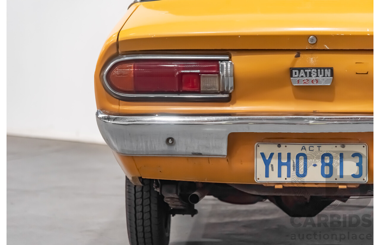 12/1976 Datsun 120y GL 4d Sedan Orange 1.2L