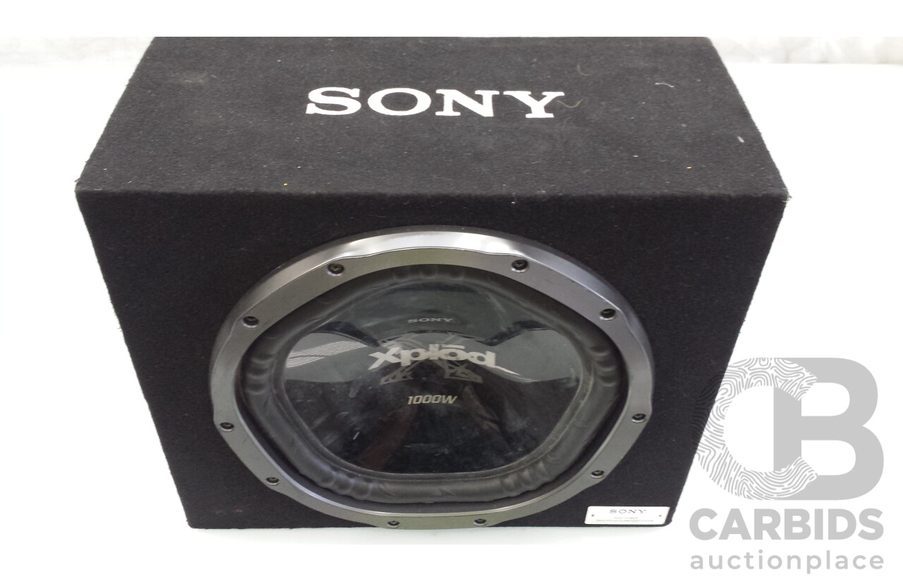 Sony Xplod 1000 Watt High Power Bass Reflex Subwoofer System