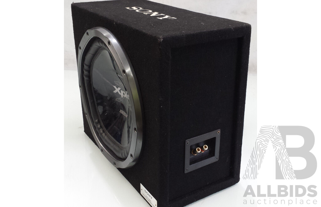 Sony Xplod 1000 Watt High Power Bass Reflex Subwoofer System