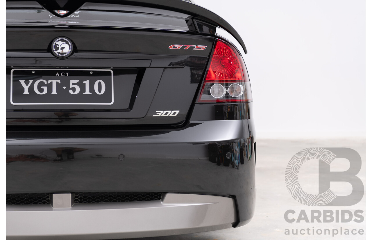 10/2002 Holden HSV VY GTS 300 Build No.10 Y-SERIES 4d Sedan Phantom Black 5.7L V8