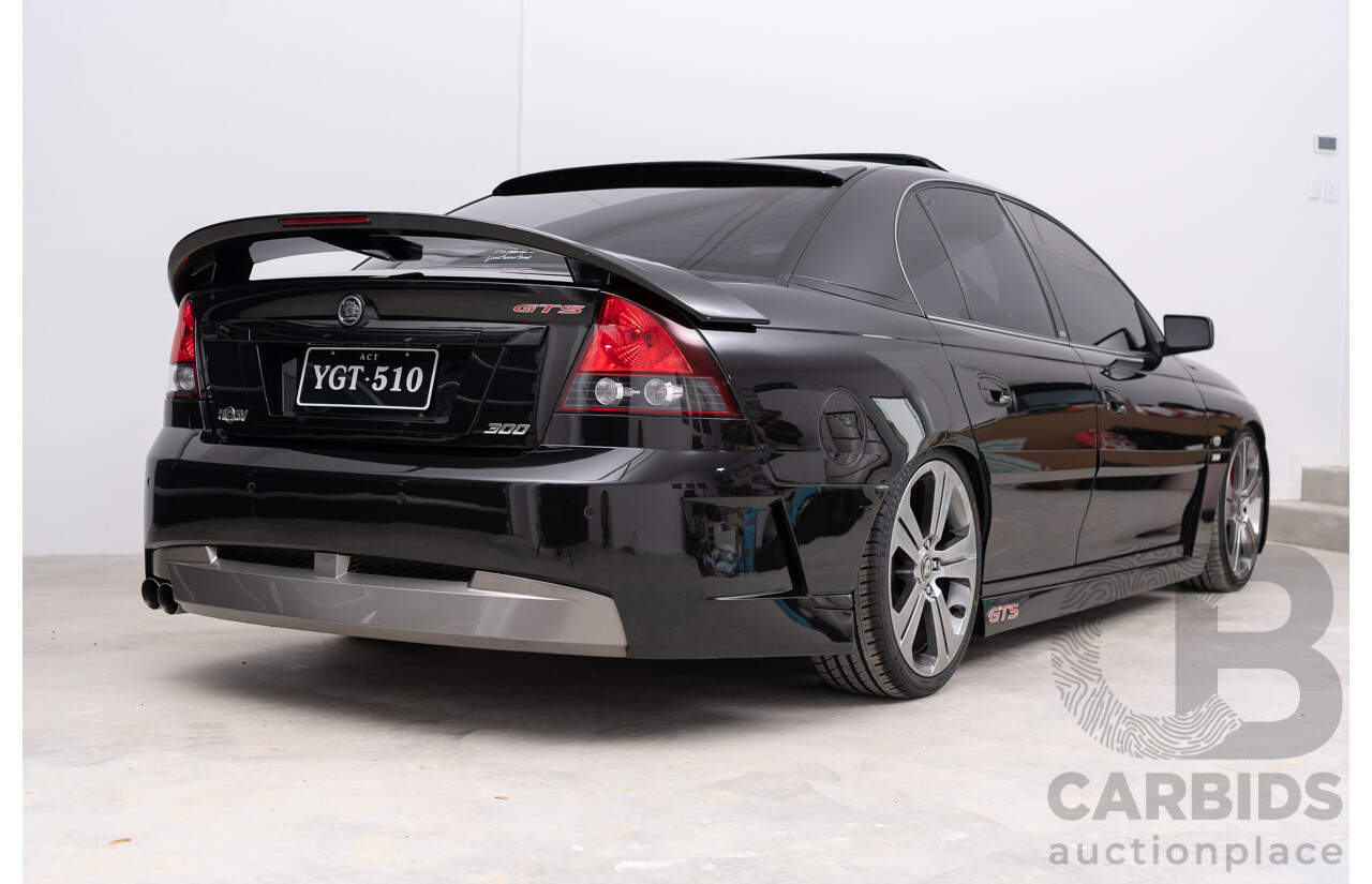 10/2002 Holden HSV VY GTS 300 Build No.10 Y-SERIES 4d Sedan Phantom Black 5.7L V8