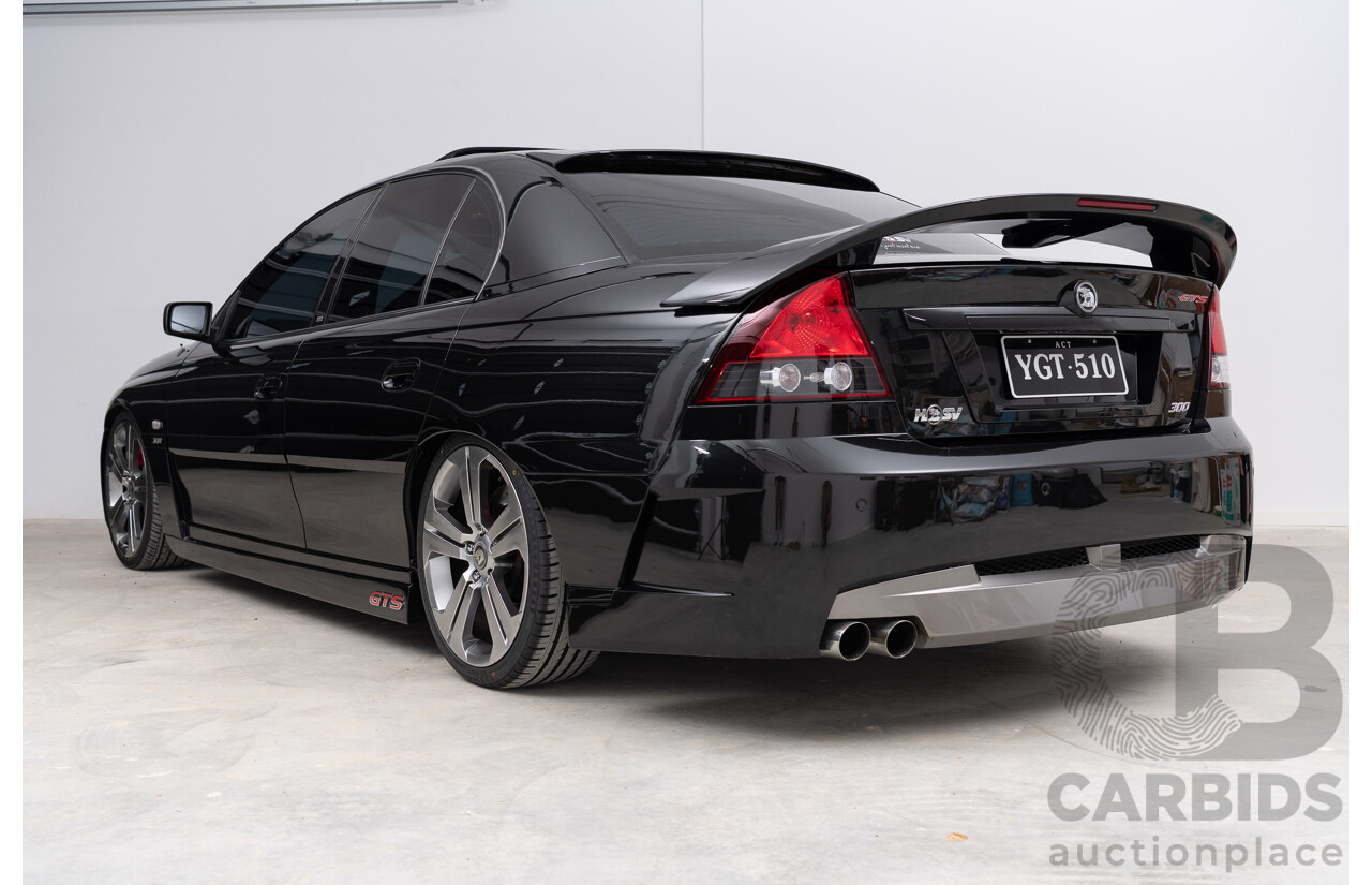 10/2002 Holden HSV VY GTS 300 Build No.10 Y-SERIES 4d Sedan Phantom Black 5.7L V8