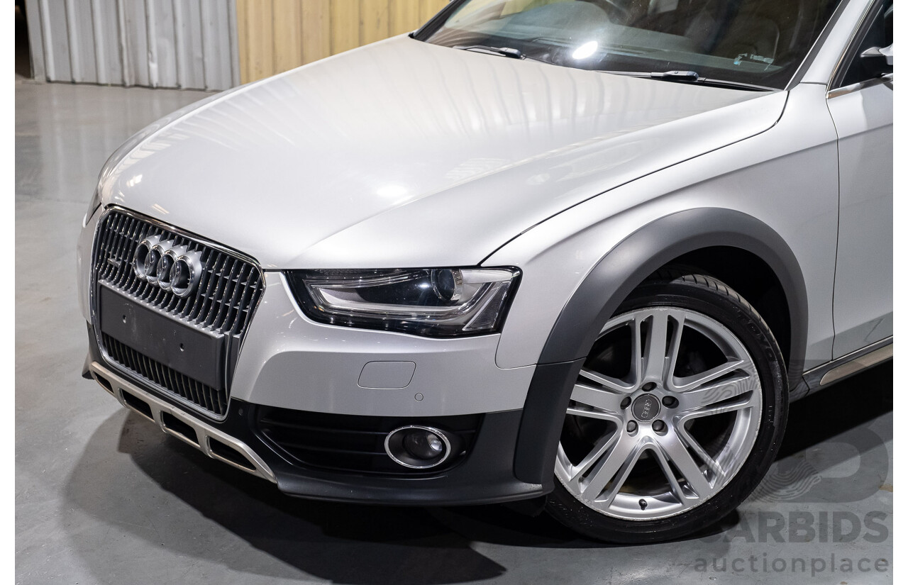 3/2014 Audi A4 Allroad Quattro (AWD) LE B8 (8K) MY14 4d Wagon Silver Turbo Diesel 2.0L