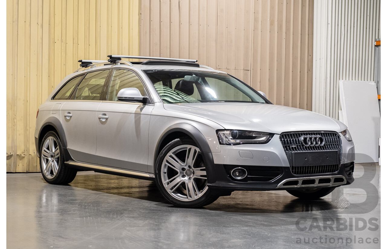 3/2014 Audi A4 Allroad Quattro (AWD) LE B8 (8K) MY14 4d Wagon Silver Turbo Diesel 2.0L