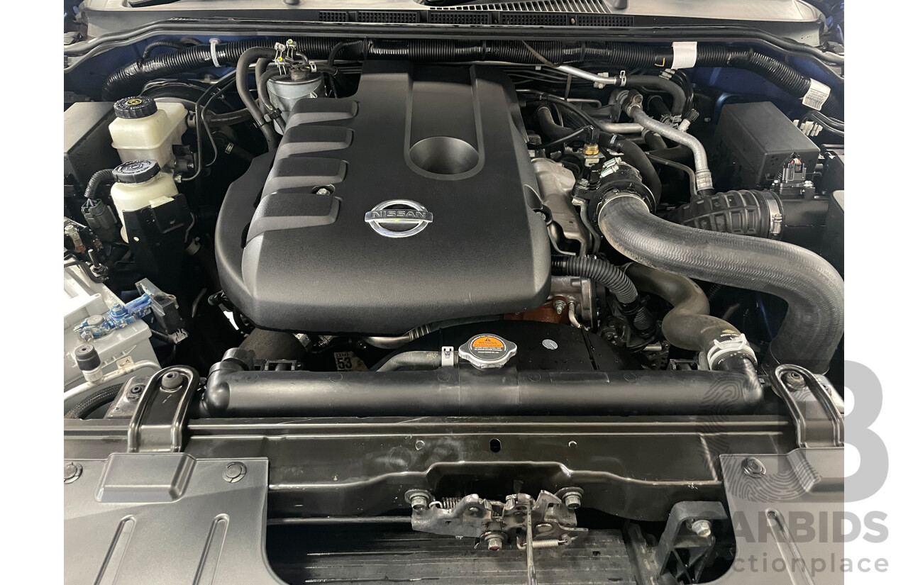 4/2013 Nissan Navara ST (4x4) D40 Dual Cab P/Up Blue 2.5L