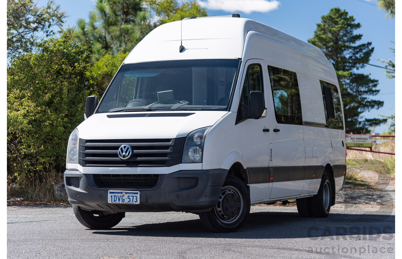 5/2013 Volkswagen Crafter TDI LWB HIGH Camper Van White 2.0L Turbo Diesel