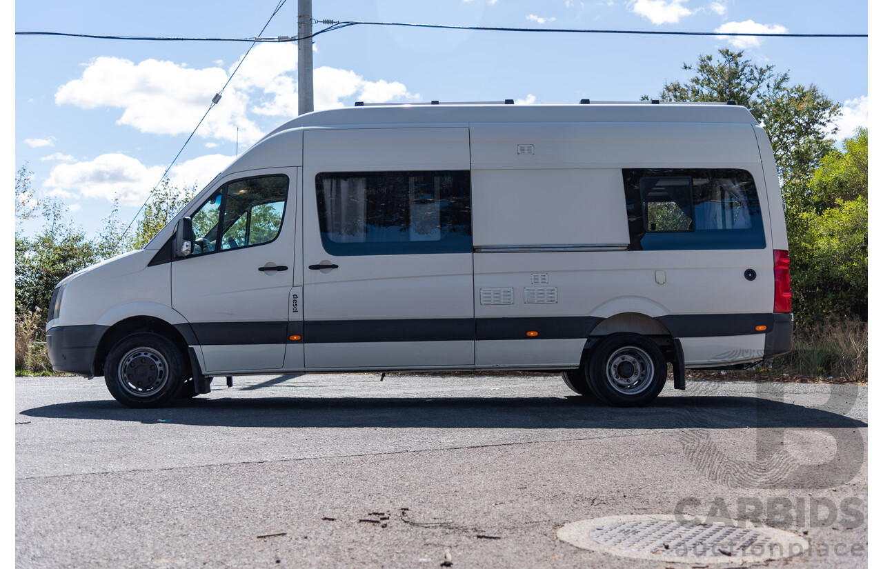 5/2013 Volkswagen Crafter TDI LWB HIGH Camper Van White 2.0L Turbo Diesel