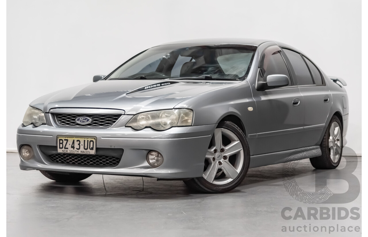 4/2003 Ford Falcon XR8 BA 4d Sedan Silver 5.4L V8