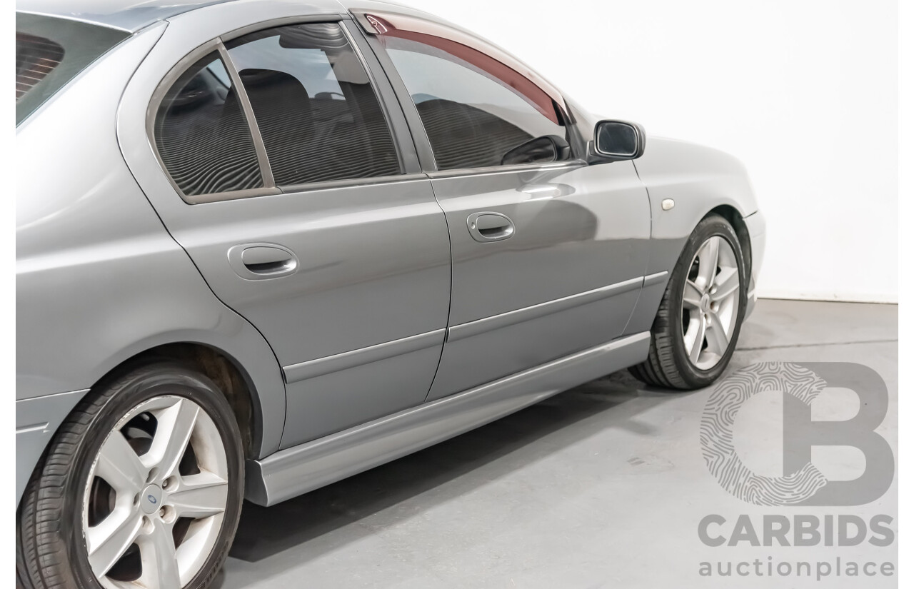 4/2003 Ford Falcon XR8 BA 4d Sedan Silver 5.4L V8