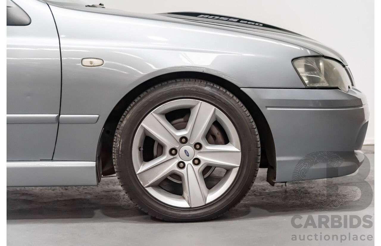 4/2003 Ford Falcon XR8 BA 4d Sedan Silver 5.4L V8