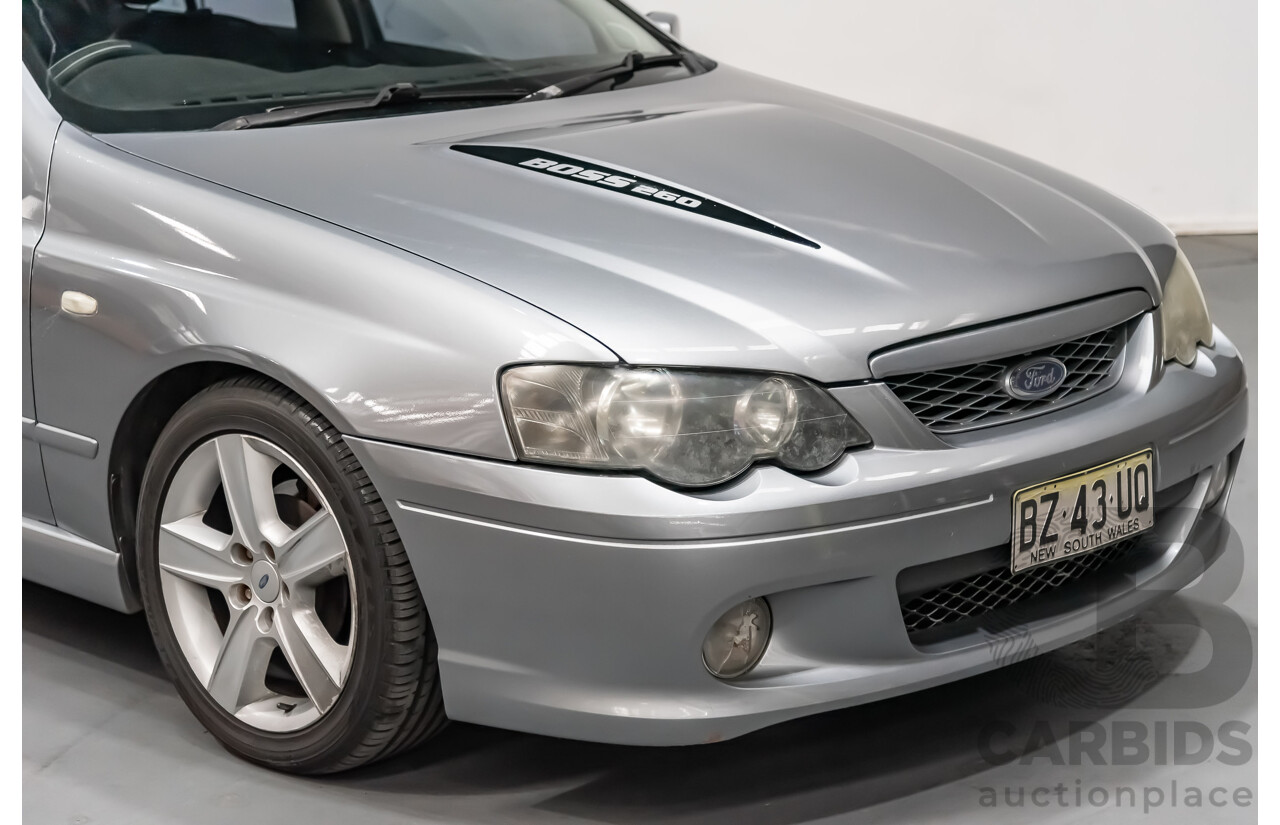 4/2003 Ford Falcon XR8 BA 4d Sedan Silver 5.4L V8