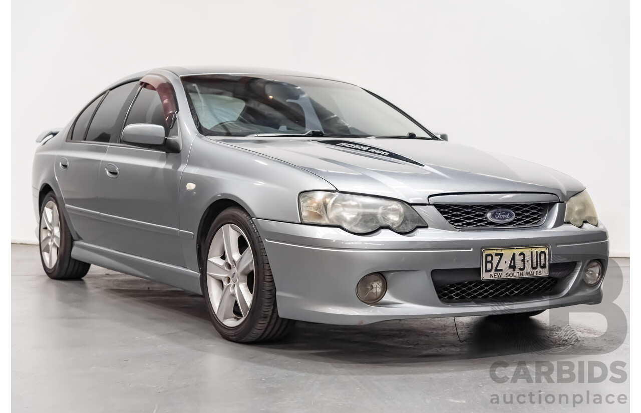 4/2003 Ford Falcon XR8 BA 4d Sedan Silver 5.4L V8