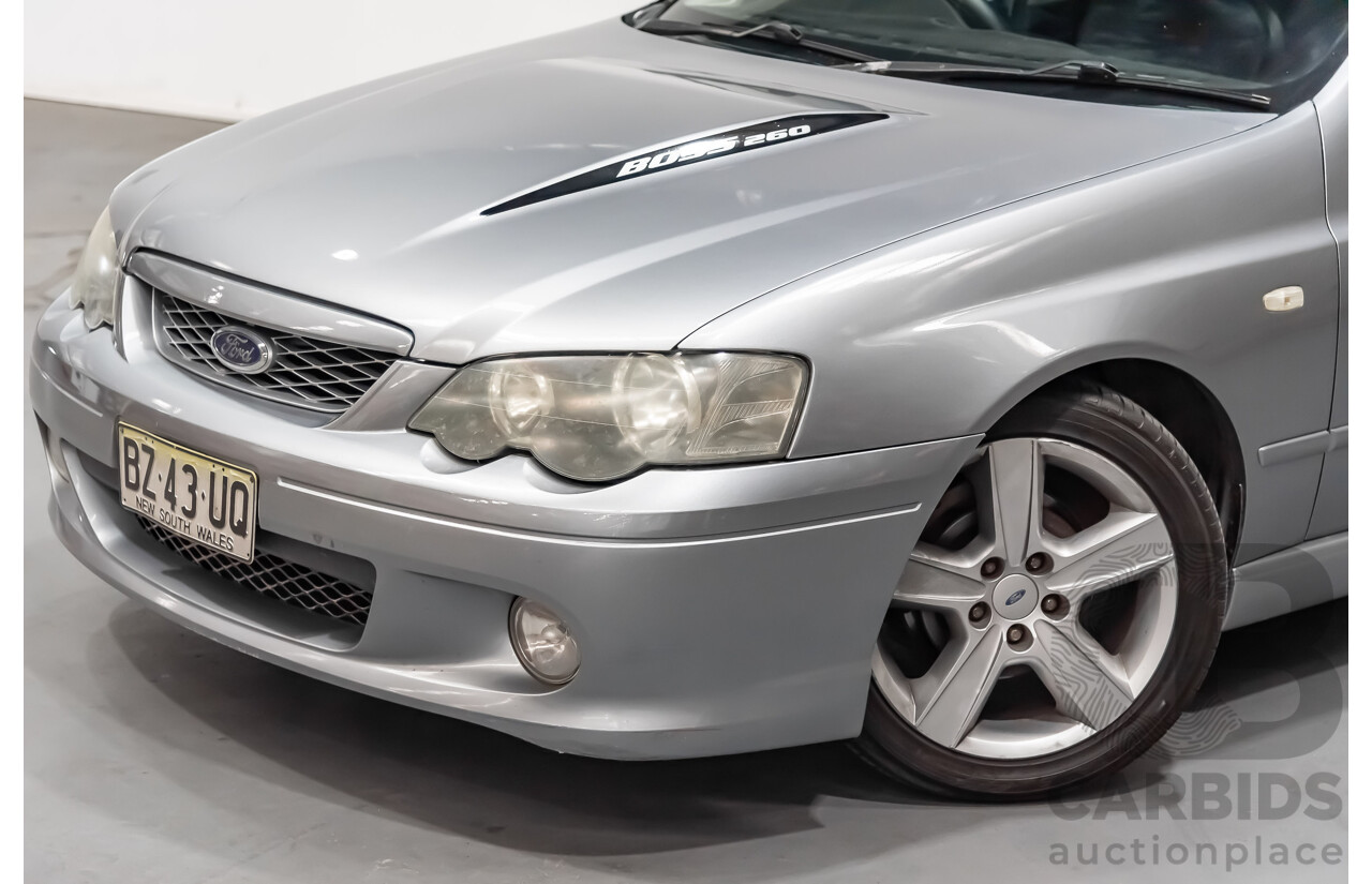 4/2003 Ford Falcon XR8 BA 4d Sedan Silver 5.4L V8